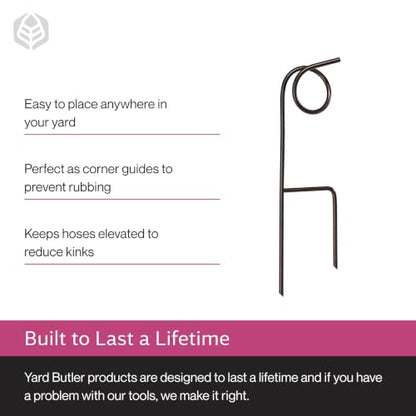 Yard Butler Plant-Saving Hose Guide, 17.5 Inch Garden Stake