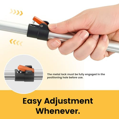 Telescopic Grabber Reacher Tool, 5-Level Adjustable (23" to 41") - Extendable Gripper and Reaching Tool, Heavy Duty Pick Up Stick Grabbers for Elderly, Surgery Recovery Must Haves (Orange) - color: Orange