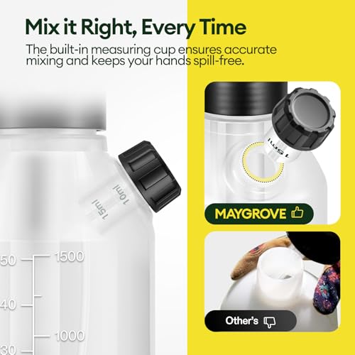 MAYGROVE 50oz Pump Sprayer, Hand Water Spray Bottle