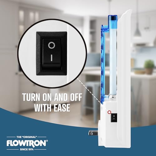 Flowtron Indoor Plug-in Fly Trap, 9W UV, 375 Sq Ft, White - color: White