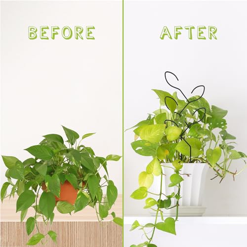 2Pcs Metal Leaf Shape Garden Trellis for Climbing Plant Indoor - color: C