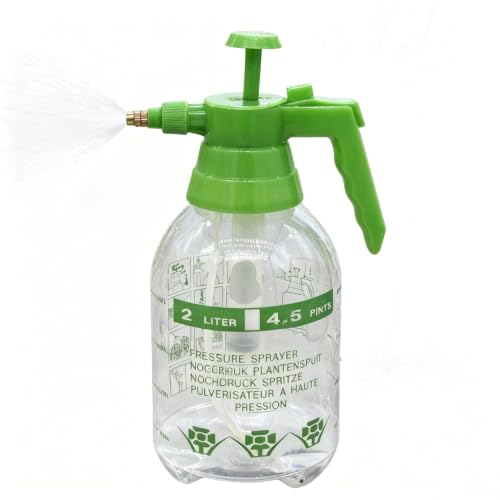 2L Garden Sprayer,Pressure Spray Bottle,Hand Pump Sprayer (2L Green) - color: 2L Green