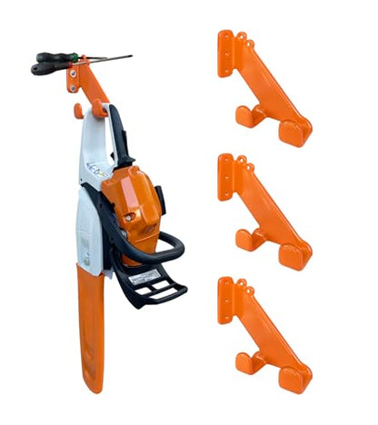 Chainsaw Hanger, 3 Pack Chainsaw Holder Wall Mount, Chain Saw Storage Rack - color: 3 Pack