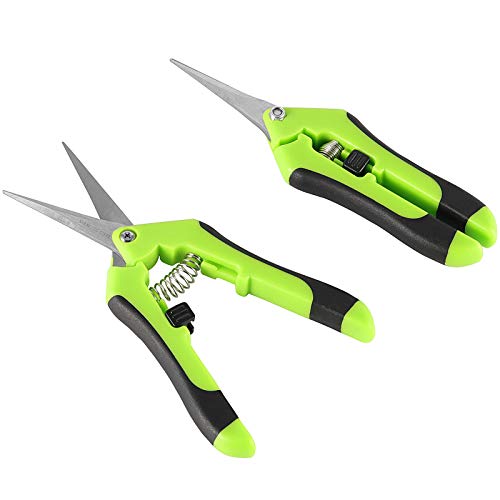 ZOENHOU 8 Pack 6.5 Inch Pruning Gardening Shears, Anti Slip Manual Trimming Pruning Scissors with Stainless Steel Straight Blades, Multifunctional Pruners for Garden Flower Herb