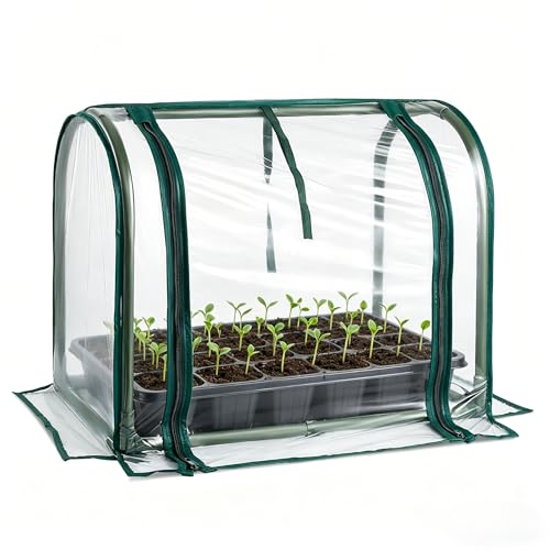 Mini Indoor Greenhouse Tabletop Garden Humidity Domes for Seedling