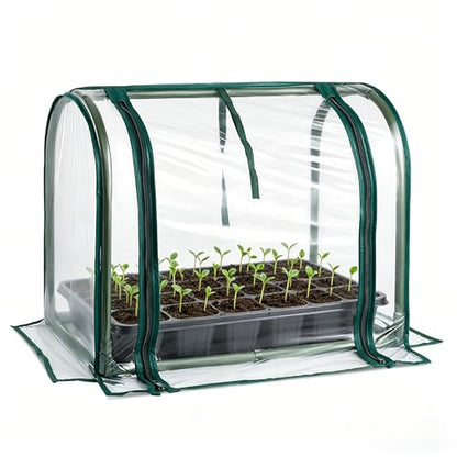 Mini Indoor Greenhouse Tabletop Garden Humidity Domes for Seedling