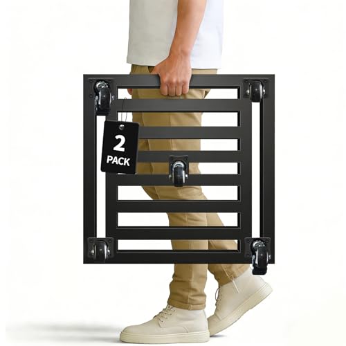 Plant Caddy with Wheels 2 Pack, 20'' Heavy Duty Large Rolling Plant Stand - size: 20''-2P