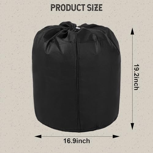 Ecmln 2PCS Plant Winter Protection Pot, Winter Plant Frost Protection Cover,16.9 * 19.2in Flower Pot Protection Bag for Winter Outdoor Fruit Trees Potted Plants Shrubs (2PCS)