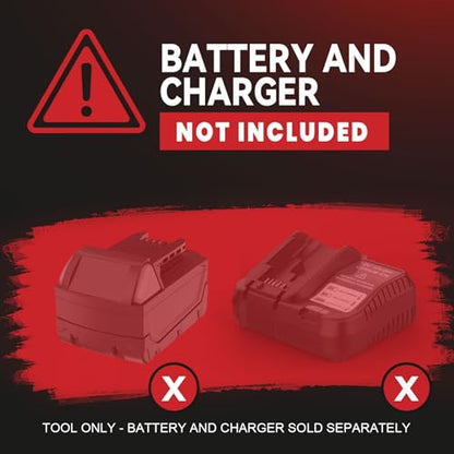 Ecarke Battery Backpack Sprayer Compatible with Milwaukee 18V (Tool Only) - color: Red