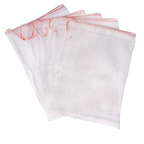 5Pcs 44"x32" Fine Mesh Garden Netting, Insect Bird Barrier Plant Protection - size: 44"x32"