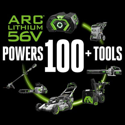 EGO Power+ Pole Saw for Tree Trimming, Cordless Electric Pole Saw with Telescopic LED Cut Line Indicator, Includes 56V 2.5Ah Battery and Charger - PS1001 - style: Pole Saw w/2.5Ah Battery
