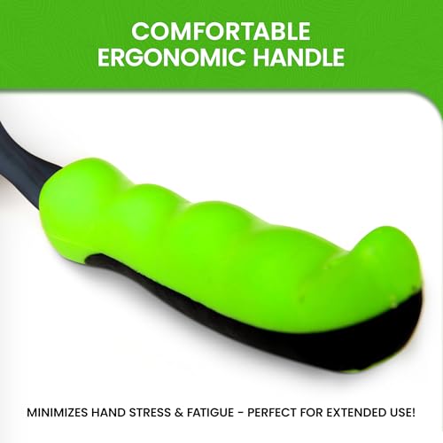 Garden Guru Hand Rake Soil Tiller Tool with Ergonomic Handle – Strong Carbon Steel - Rust Resistant – Great for Gardening, Cultivating, Loosening Soil & Spreading Mulch, Raking Flower Beds - size: 1 Pack