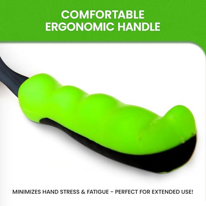 Garden Guru Hand Rake Soil Tiller Tool with Ergonomic Handle – Strong Carbon Steel - Rust Resistant – Great for Gardening, Cultivating, Loosening Soil & Spreading Mulch, Raking Flower Beds - size: 1 Pack