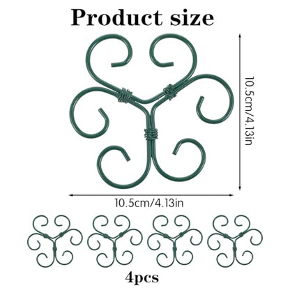 Tyqour 4PCS Plant Stem Support Monstera Support Durable Plant Supports