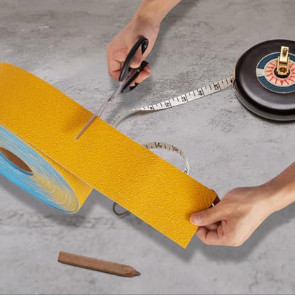 Reflective Pavement Marking Tape Slip-Resistant and Durable, Heavy-Duty Rubber Base for Outdoor Applications, Perfect for Driveways, Walkways, and Parking Areas (Yellow, 3 Inch X 36 Feet) - size: 3 Inch x 36 Feet