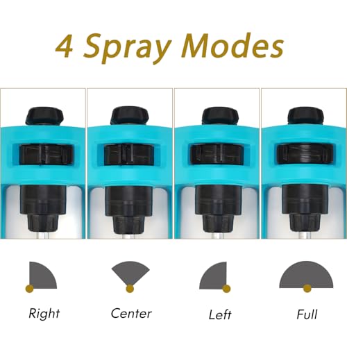 Lawn Sprinkler, 18 Brass Nozzles Garden Water Oscillating Sprinkler for Yard Covers up to 3,600 sq.ft, Heavy Weight Base, Built-in Spray Jet Cleaning Needle