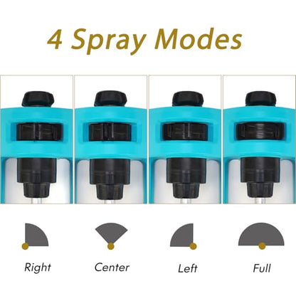 Lawn Sprinkler, 18 Brass Nozzles Garden Water Oscillating Sprinkler for Yard Covers up to 3,600 sq.ft, Heavy Weight Base, Built-in Spray Jet Cleaning Needle
