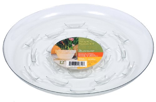 Plastec SS012 Super Saucer for Planters, 12-Inch - size: 12