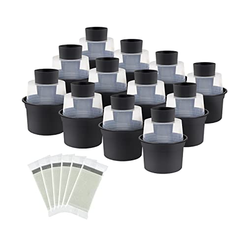 Biogents GAT2 Mosquito Trap – Non-Electric, Eco-Friendly Egg-Laying Trap for Tiger Mosquito Control – 12 Traps with 10 Sticky Cards for Outdoor Breeding Prevention - size: Set of 12