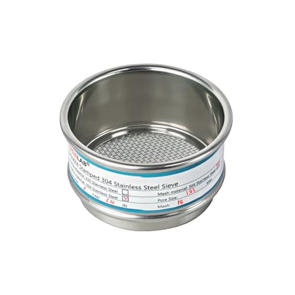 2.36" (6cm) Full 304 Stainless Steel Mini Lab Sieve, 14 Mesh(1.43mm) Sifter - size: 14 Mesh(1.43mm)/Ф2.4in(6CM)