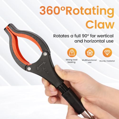 Upgrade Grabber Reacher Tool, Orange, 32" - color: Orange