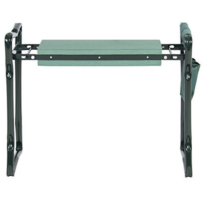 Best Choice Products Foldable Garden Kneeler and Seat With Bonus Tool Pouch Portable Stool EVA Pad