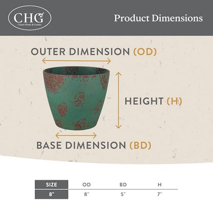 8" Vogue Planter in Earth - color: Earth, size: Vogue 8"