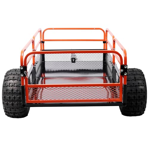 1500LB Towing Dump Cart–ATV/UTV/Tractor,Dump Bed