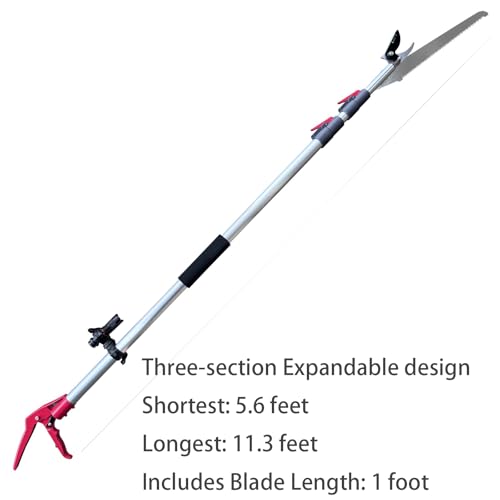 Extendable Tree Pruner with Pole Saw, 4.6-10ft
