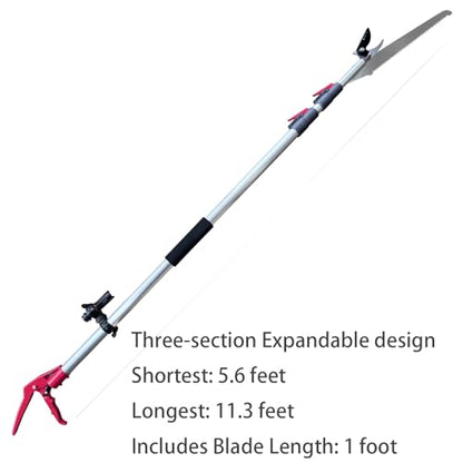 Extendable Tree Pruner with Pole Saw, 4.6-10ft