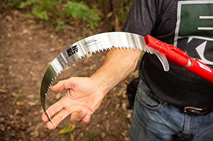 EZ Kut Professional Pole Saw 20’ Extendable - Manual Pole Saw for Tree Trimming. Branch Cutter with Double Hook for Branch Removal - Best Tree Pruner. Tree trimmer pole saw. Since 1988 - size: 20 ft