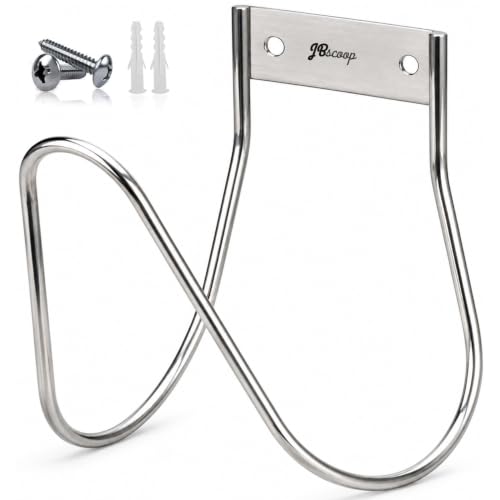 JBscoop Garden Hose Holder Stainless Steel Small Wall Mount Garden Hose Hook, Ideal for Water, Air, Hydraulic Hose, Ropes, Extension Cords Heavy Duty & Rust Proof Large Set of 1 - size: 100 Feet