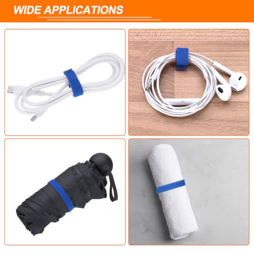 HARFINGTON Garden Plant Tape 16.4ft 25/32" Reusable Ties Strap Blue - color: Blue, size: 16.4ft x 25/32"