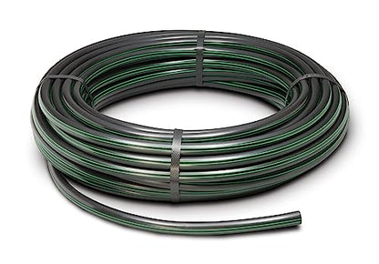 Rain Bird T63-100 Drip Irrigation 1/2" (0.634" OD) Blank Distribution Tubing, 100' Roll, Black - size: 100' Roll