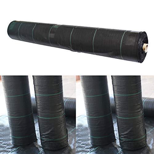 Heavy Duty Cloth Weed Block Gardening Mat, Weed Barrier 3FT x 150FT - size: 3FTx150FT