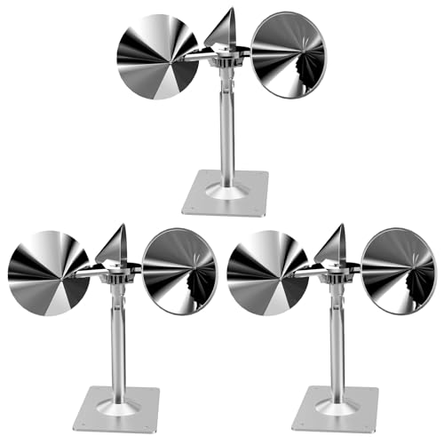 3 Pack Bird Scare Reflective Device, Bird Reflector Wind Spinners Outdoor - color: Value 3-pack- Silver
