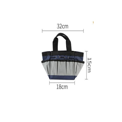 Heavy-Duty Gardening Tote Bag with Tool Pockets – Durable Oxford Fabric, Large Storage, Thick Carry Handle for Garden, Yard, Farm, & Outdoor Tools Organizer