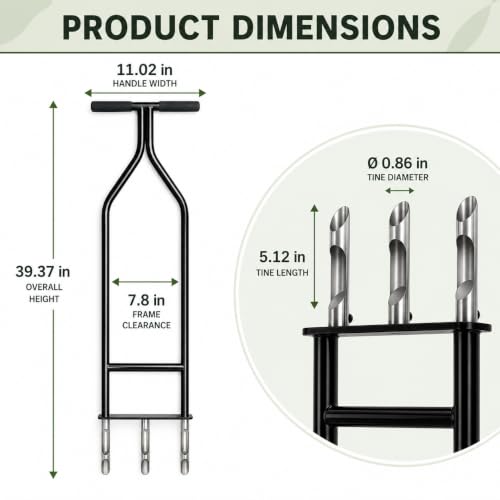 Lawn Aerator Tool, Heavy Duty Core Aerator - size: Core Aerator