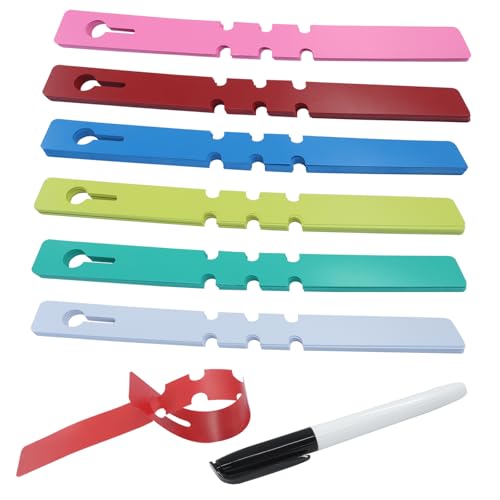 Colorful Wrap Around Tree Tags, 6 Colors - color: 240pcs-6colors