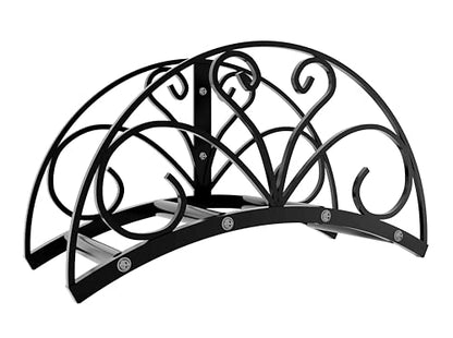 Fire Beauty Wall Mount Metal Garden Hose Holder Outdoor Iron Storage Hanger - style: Wall-Mounted