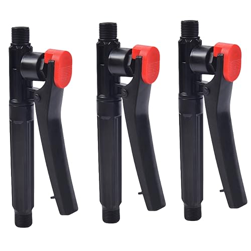 3Pcs Pump Action Pressure Sprayer, Backpack Sprayer Parts Trigger Sprayer Handle, for Garden Agriculture Orchard Forestry Home Manage, Thread Diameter of 18mm
