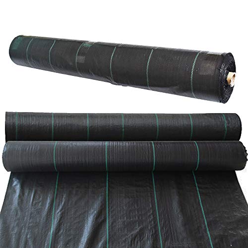 Heavy Duty Cloth Weed Block Gardening Mat, Weed Barrier 3FT x 150FT - size: 3FTx150FT