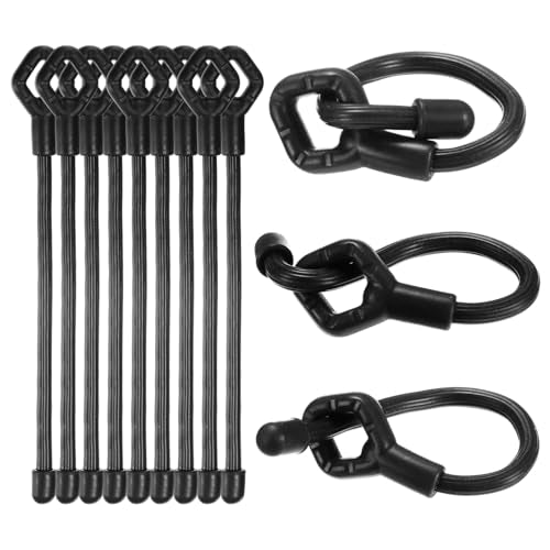 M METERXITY 12-Pack Adjustable Plant Ties, 6inch/15.24cm Silicone Flexible Multi-Function Sturdy Garden Twist Tie for Plant Support/Tree/Shrub/Vine, Reusable Support Twine [Black] - color: Black, size: 6inch/15.24cm