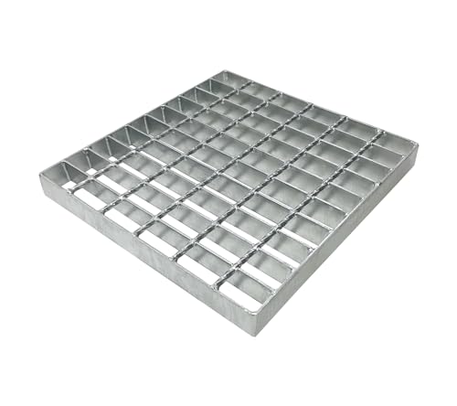 12in B125 Galvanized Steel Drain Grate(11.6x12 in) - color: Silver-1 Pack, size: 12x12 inch