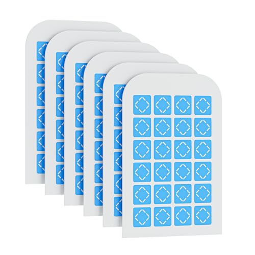 6 Pack Magnetism Glue Cards TIENBE Indoor Plug-in Fly Trap Refill Pack for TIENBE Indoor Fly Trap - color: White, size: 6 Glue Cards