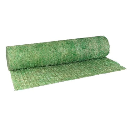 American Excelsior QuickGRASS Pro - 4'x50'- Green Biodegradable Jute Net Erosion Control Blanket Landscape Roll