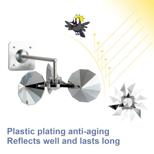 OFFO Bird Scare Reflective Device, Bird Reflector Keep Pigeon Woodpeckers and Sparrows Away for Outdoor Use Boats Roofs Gardens