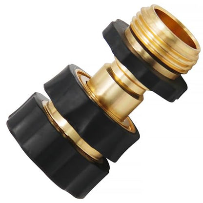 Lifynste 3/4 Inch Garden Hose Quick Connector Fittings, Easy Connector Fitting, Male and Female Set, (4) - style: Set of 4