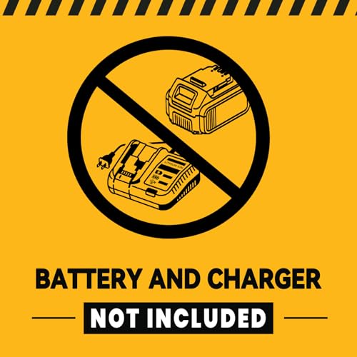 Ecarke Mini Chainsaw Compatible with Dewalt 20V Battery - color: Yellow, size: 8 Inch & 6 Inch