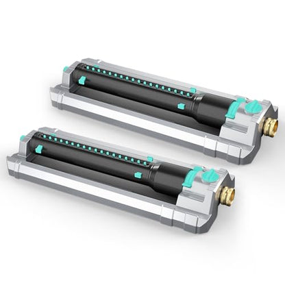 QUOBAS Heavy Duty Oscillating Sprinkler for Yard, Water Sprinkler for Lawn - size: 2 pk